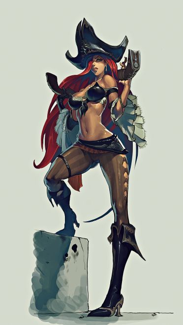 英雄联盟赏金猎人厄运小姐全皮肤高清无水印原画下载(1)