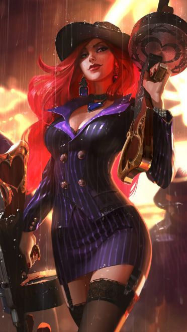 英雄联盟赏金猎人厄运小姐全皮肤高清无水印原画下载(1)