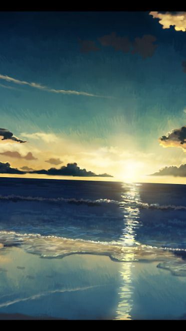 江城如画里,山晚望晴空 二次元风景壁纸(1)