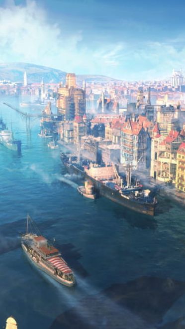 江城如画里,山晚望晴空 二次元风景壁纸(1)