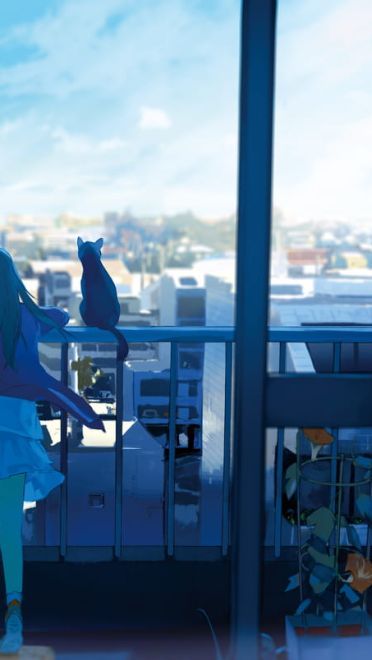 江城如画里,山晚望晴空 二次元风景壁纸(1)