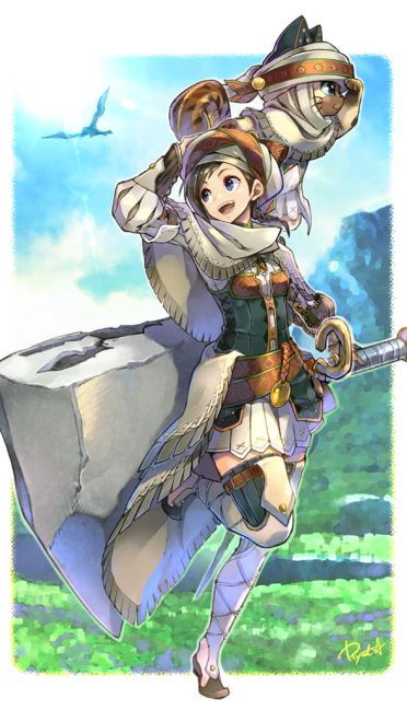 怪物猎人手机壁纸  二次元壁纸(1)