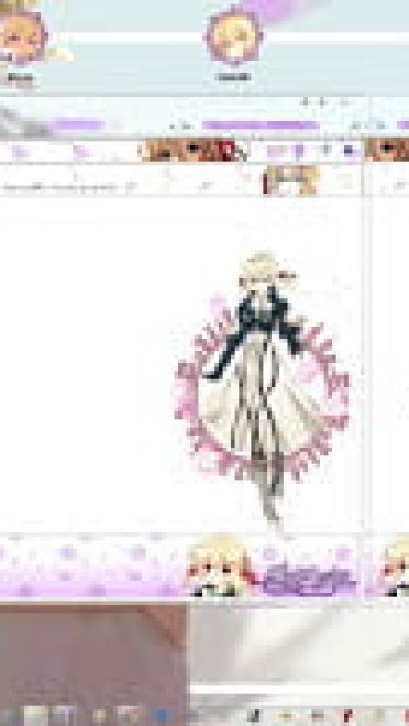 windows7电脑萌化主题 紫罗兰的永恒花园 薇尔莉特