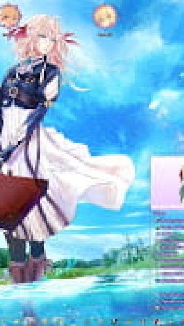 windows7电脑萌化主题 紫罗兰的永恒花园 薇尔莉特