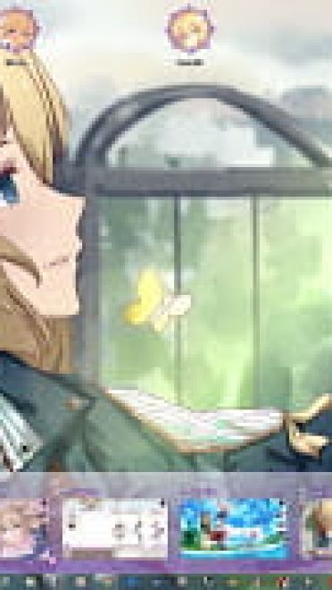 windows7电脑萌化主题 紫罗兰的永恒花园 薇尔莉特