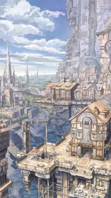 愿你与这个世界温暖相拥 二次元风景壁纸 手机壁纸(1)