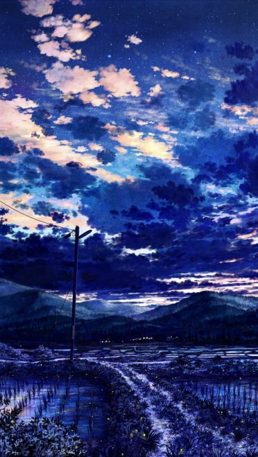 愿你与这个世界温暖相拥 二次元风景壁纸 手机壁纸(1)