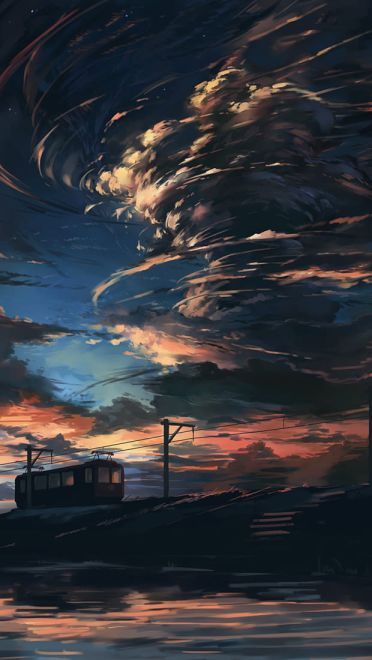 愿你与这个世界温暖相拥 二次元风景壁纸 手机壁纸(1)