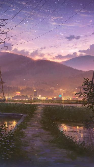 愿你与这个世界温暖相拥 二次元风景壁纸 手机壁纸(1)