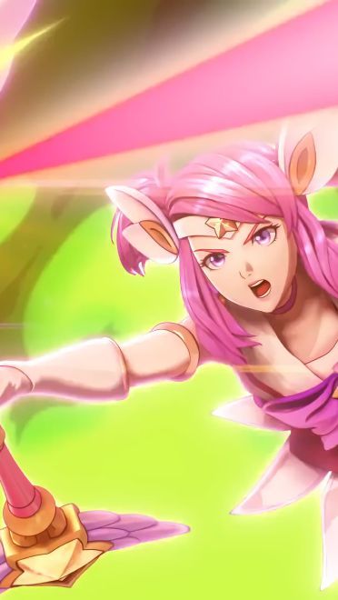 lol英雄联盟光辉女郎拉克丝动漫游戏高清无水印电脑壁纸(1)