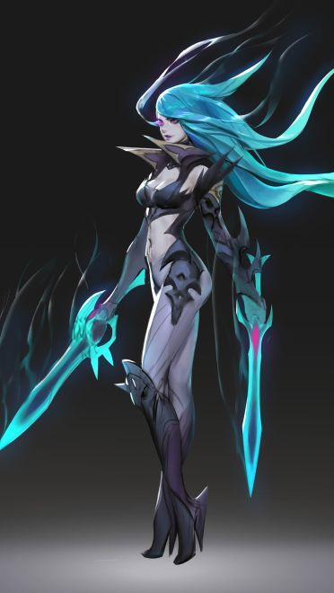 lol英雄联盟不祥之刃卡特琳娜皮肤高清无水印原画下载(1)