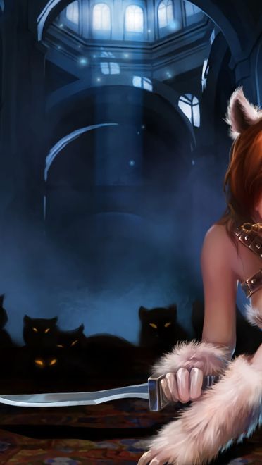 lol英雄联盟不祥之刃卡特琳娜皮肤高清无水印原画下载(1)