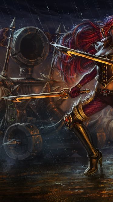 lol英雄联盟不祥之刃卡特琳娜皮肤高清无水印原画下载(1)