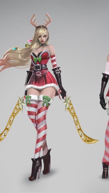 lol英雄联盟不祥之刃卡特琳娜皮肤高清无水印原画下载(1)