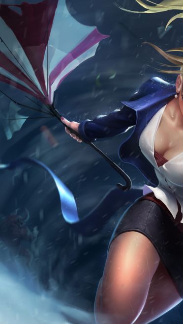 英雄联盟LOL风暴之怒迦娜全皮肤高清无水印原画下载(1)