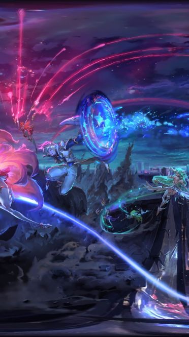 英雄联盟LOL风暴之怒迦娜全皮肤高清无水印原画下载(1)