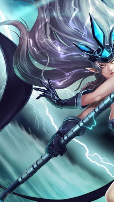 英雄联盟LOL风暴之怒迦娜全皮肤高清无水印原画下载(1)