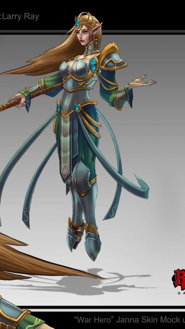 英雄联盟LOL风暴之怒迦娜全皮肤高清无水印原画下载(1)