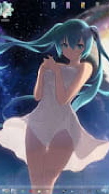 windows7电脑萌化主题 初音未来miku电脑主题