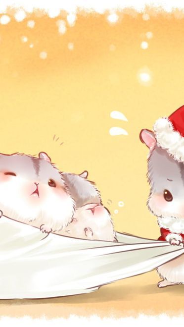 圣诞快乐 圣诞节萌娘电脑壁纸(1)
