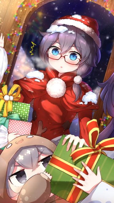 Merry Christmas  圣诞节萌娘手机壁纸特辑(1)
