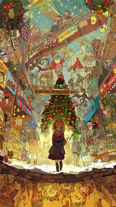 Merry Christmas  圣诞节萌娘手机壁纸特辑(1)