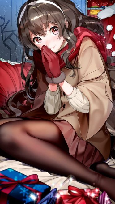 Merry Christmas  圣诞节萌娘手机壁纸特辑(1)