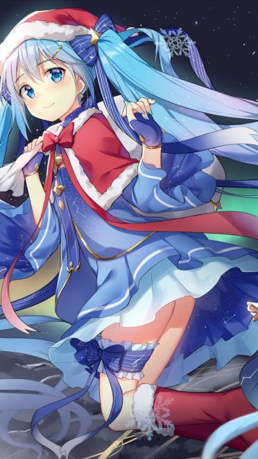 Merry Christmas  圣诞节萌娘手机壁纸特辑(1)