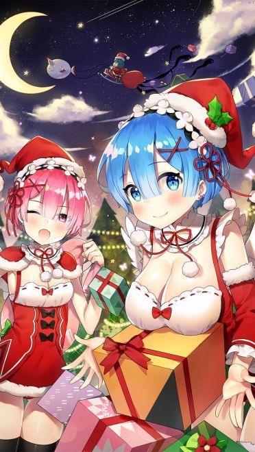 Merry Christmas  圣诞节萌娘手机壁纸特辑(1)
