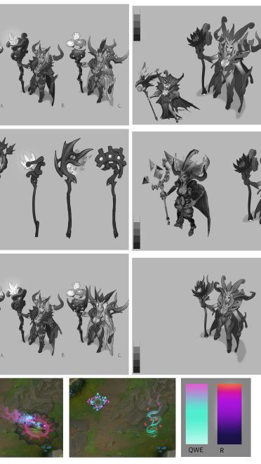 英雄联盟LOL诡术妖姬乐芙兰全皮肤高清无水印原画(1)