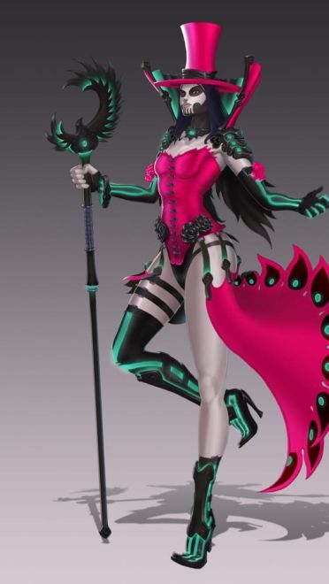 英雄联盟LOL诡术妖姬乐芙兰全皮肤高清无水印原画(1)