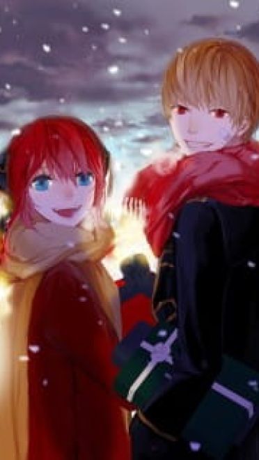 雪橇、驯鹿、红色衣服，是我的三件法宝—银魂圣诞篇手机壁纸(1)