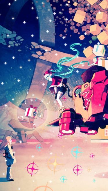 你要和我一起过圣诞吗 圣诞动漫壁纸(1)