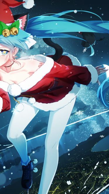 你要和我一起过圣诞吗 圣诞动漫壁纸(1)