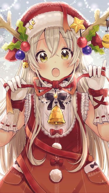 圣诞节萌娘手机壁纸特辑第二弹(1)