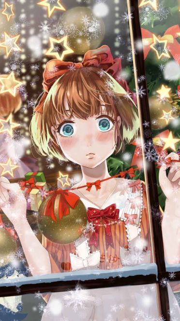圣诞节萌娘手机壁纸特辑第二弹(1)