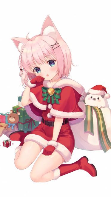 圣诞节萌娘手机壁纸特辑第二弹(1)