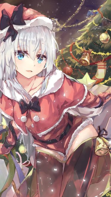 圣诞节萌娘手机壁纸特辑第二弹(1)