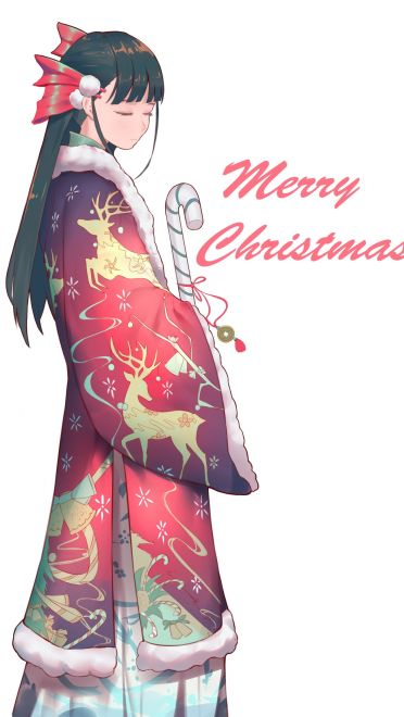 圣诞节萌娘手机壁纸特辑第二弹(1)