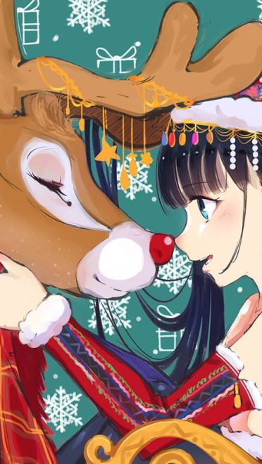 我还是喜欢你，像小狗摇尾巴情不自禁(´▽`)ﾉMerry  Christmas~电脑壁纸(1)