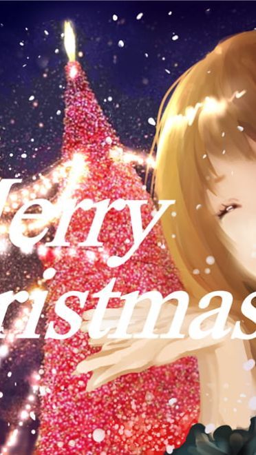 我还是喜欢你，像小狗摇尾巴情不自禁(´▽`)ﾉMerry  Christmas~电脑壁纸(1)