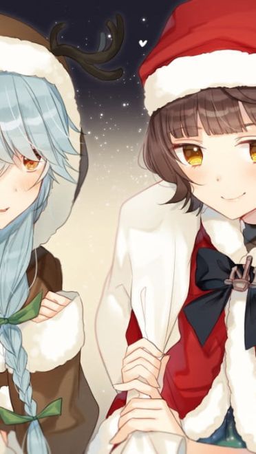 我还是喜欢你，像小狗摇尾巴情不自禁(´▽`)ﾉMerry  Christmas~电脑壁纸(1)