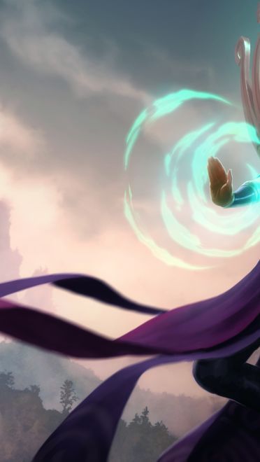 lol英雄联盟天启者卡尔玛动漫游戏高清无水印电脑壁纸(1)