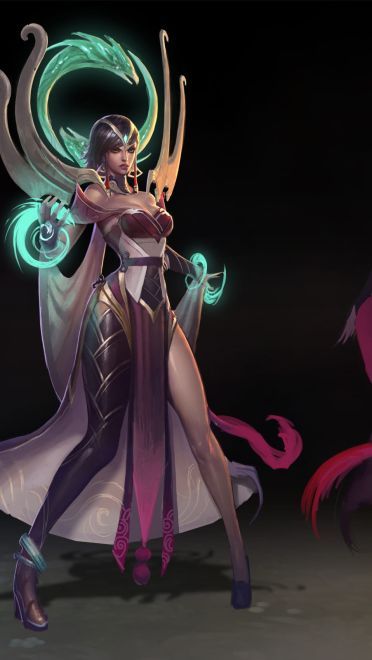 lol英雄联盟天启者卡尔玛动漫游戏高清无水印电脑壁纸(1)