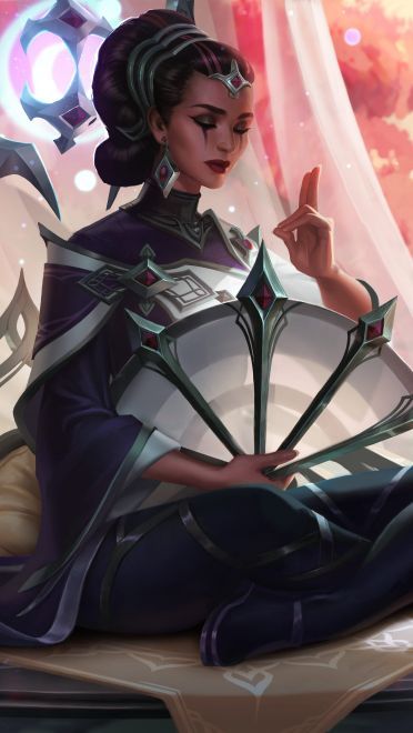 lol英雄联盟天启者卡尔玛动漫游戏高清无水印电脑壁纸(1)