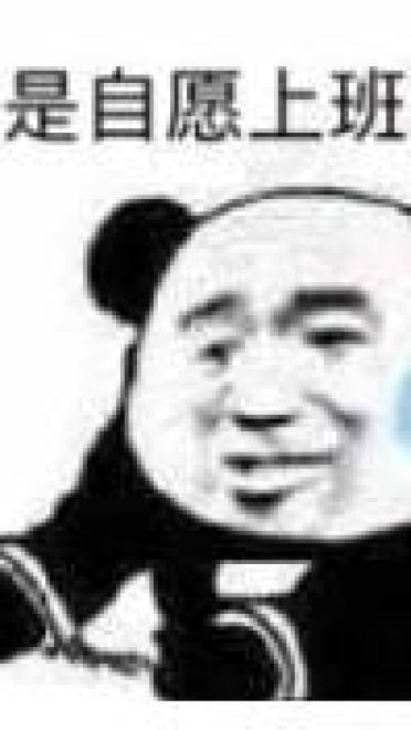 我是自愿的 熊猫表情包