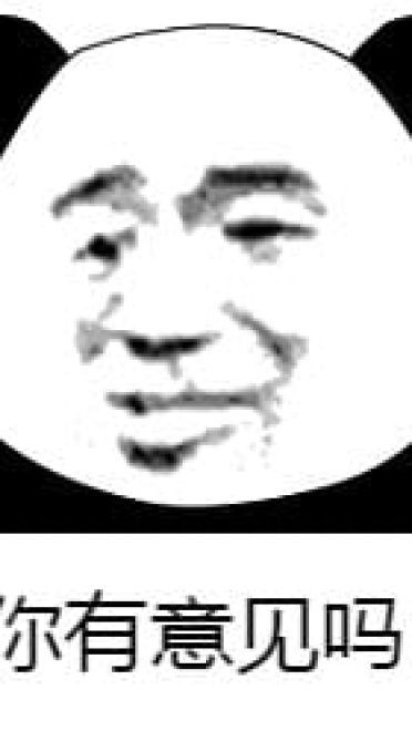 你有意见吗 熊猫表情包