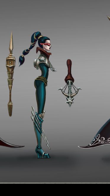英雄联盟LOL暗夜猎手薇恩全皮肤高清无水印原画下载(1)
