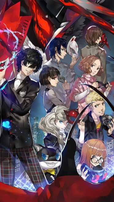 女神异闻录5 动漫游戏手机壁纸(1)