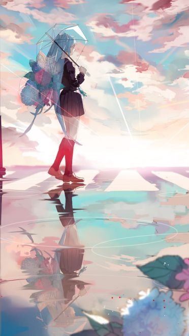 雨后小故事福利本子图 二次元萌图(1)